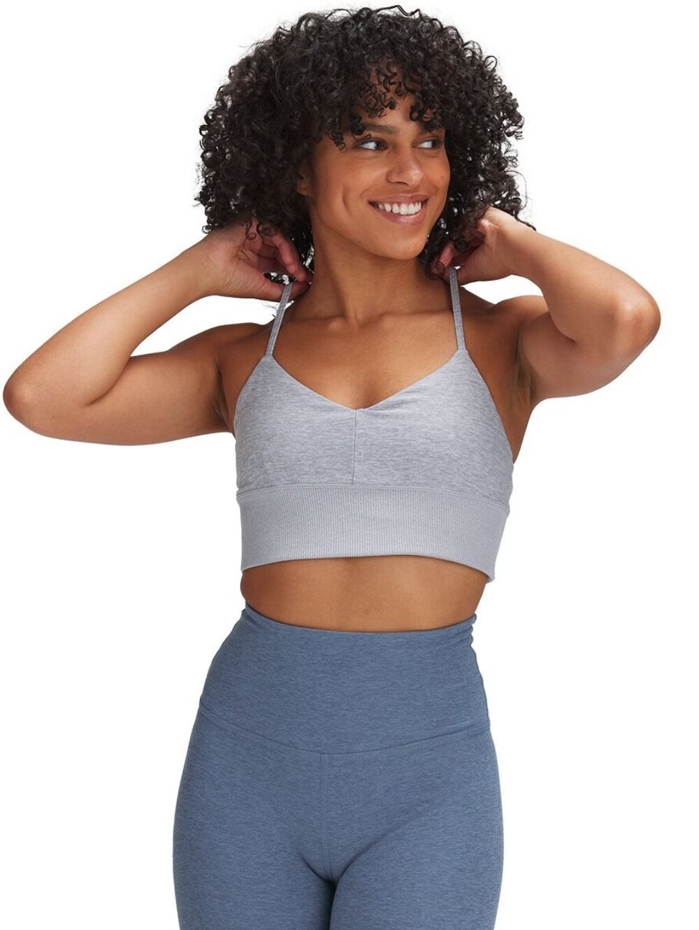 ALO Yoga ALOSOFT Lavish Bra, Size Small, Light Blue